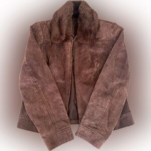 Suede coat